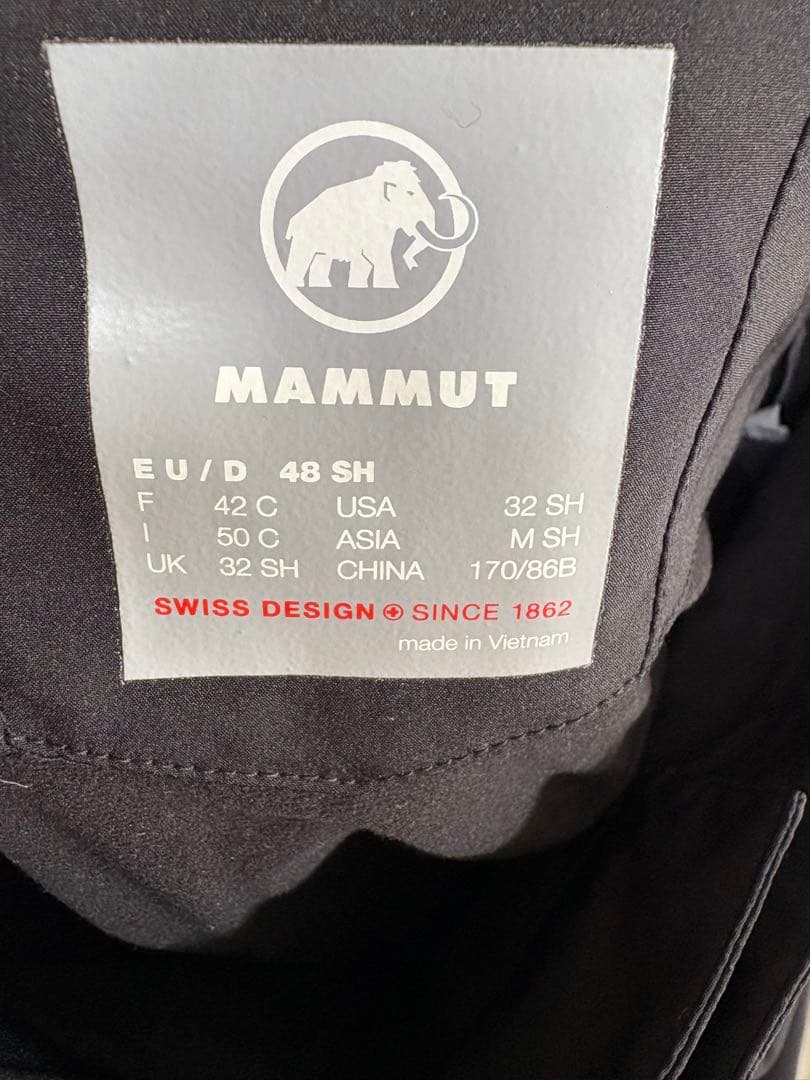 MAMMUT マムート ストーニー ハードシェルパンツ メンズ 48 SH