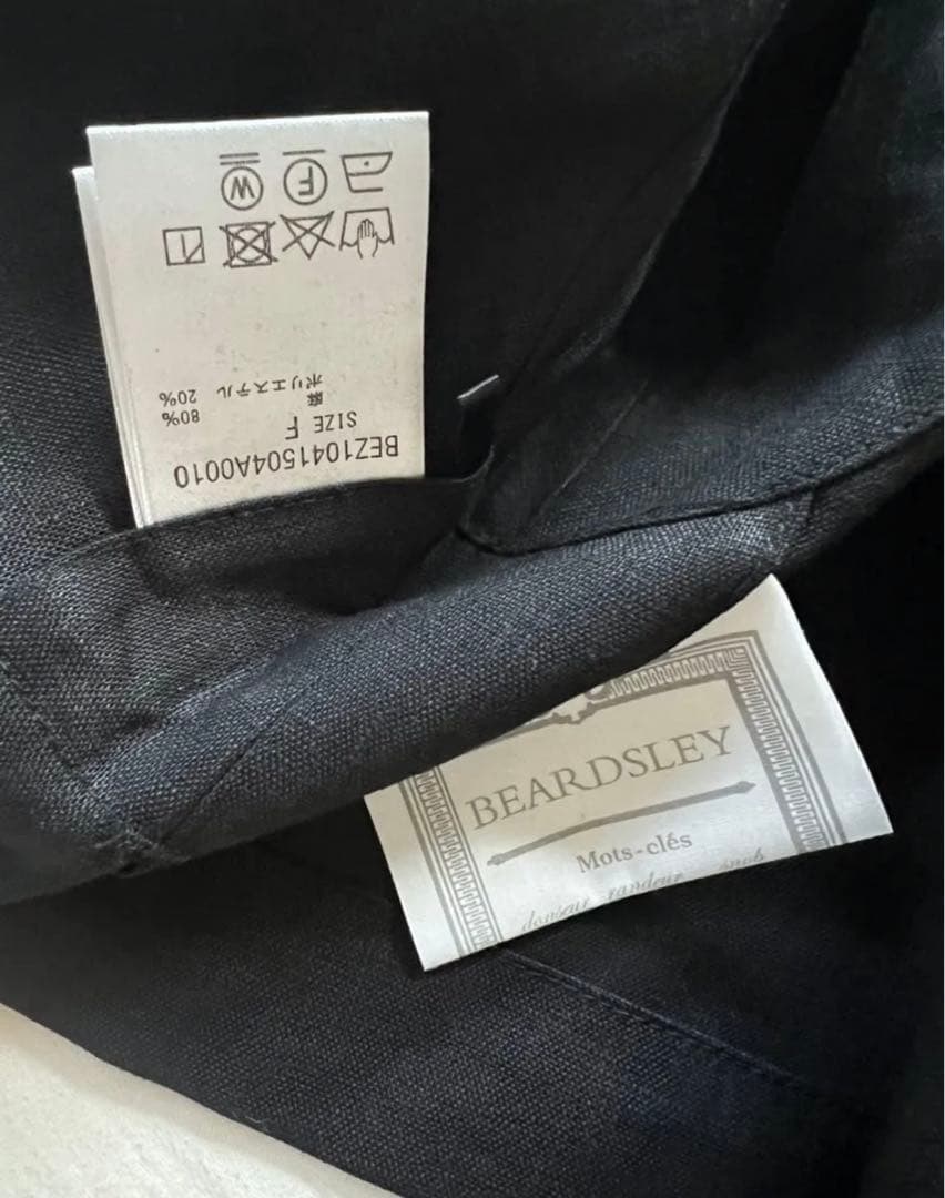 r*i様 BEARDSLEYビアズリー✳︎リネンショートベスト✳︎2025SS✳