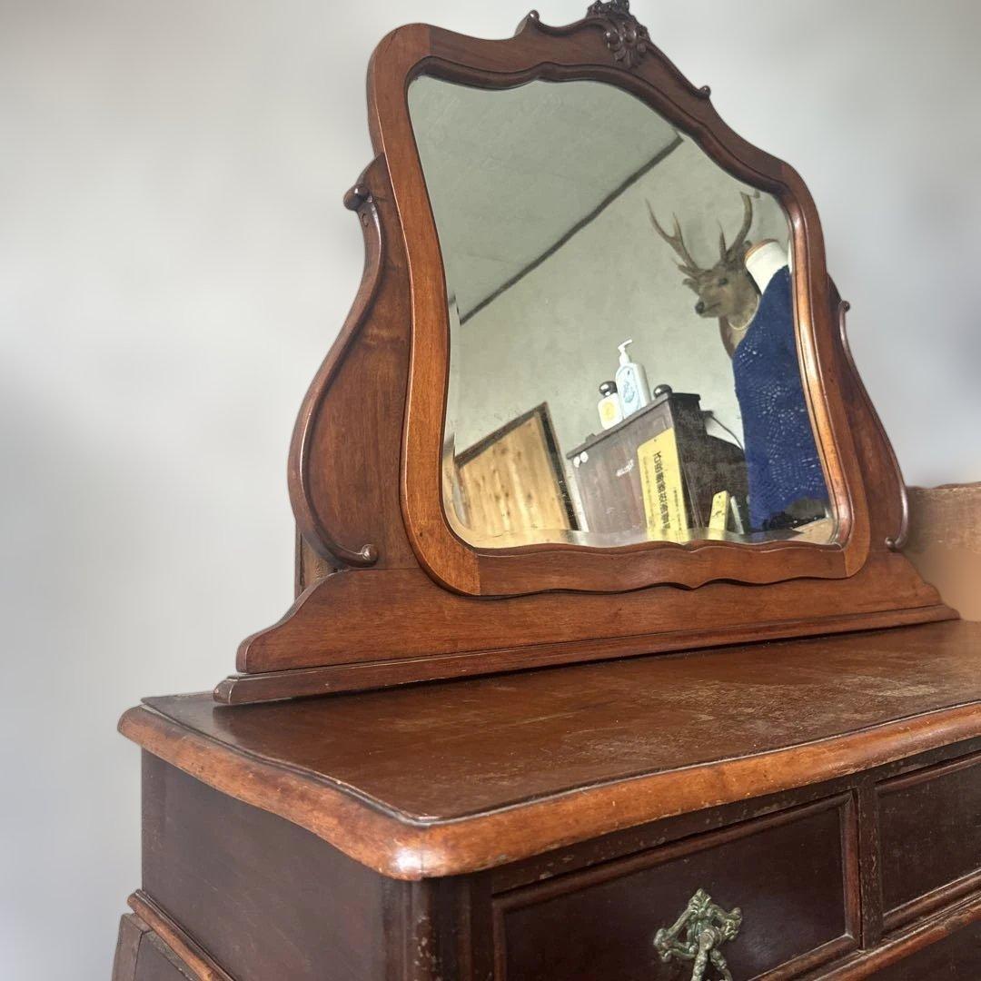 豪邸発掘品❗️ ヴィンテージ　ミラードレッシングテーブル難あり　鏡台