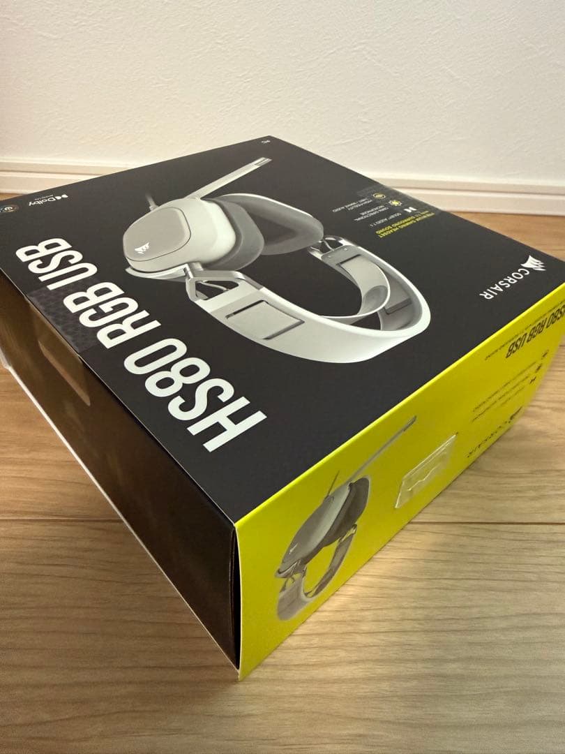 ヘッドホン Corsair HS80 RGB USB