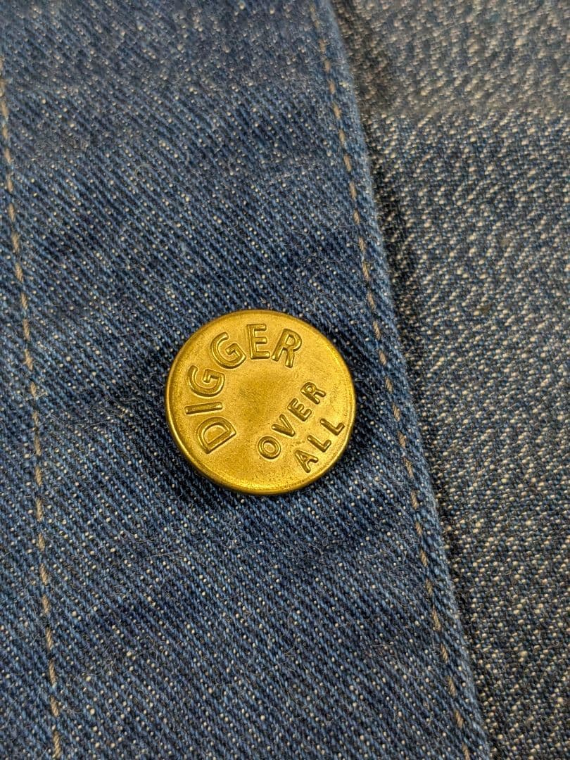 DUCK DIGGER(WAREHOUSE)杢デニムカバーオール サイズ 38