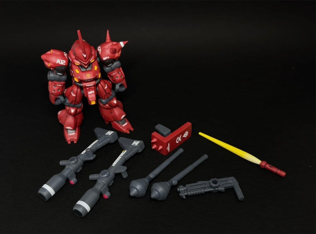 Y*.様 モビルスーツアンサンブル ケンプファー(シャア専用機) 全塗装 完成品