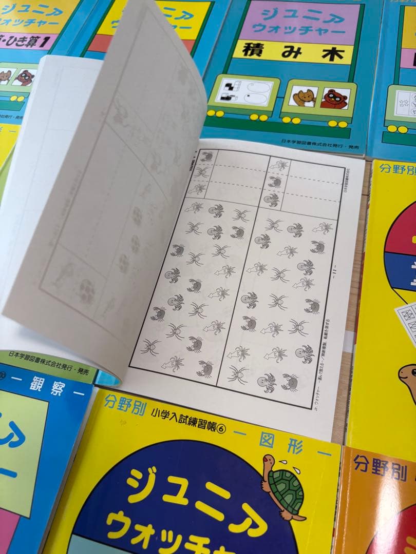 ジュニアウォッチャー、分野別、小学入試練習帳、28冊