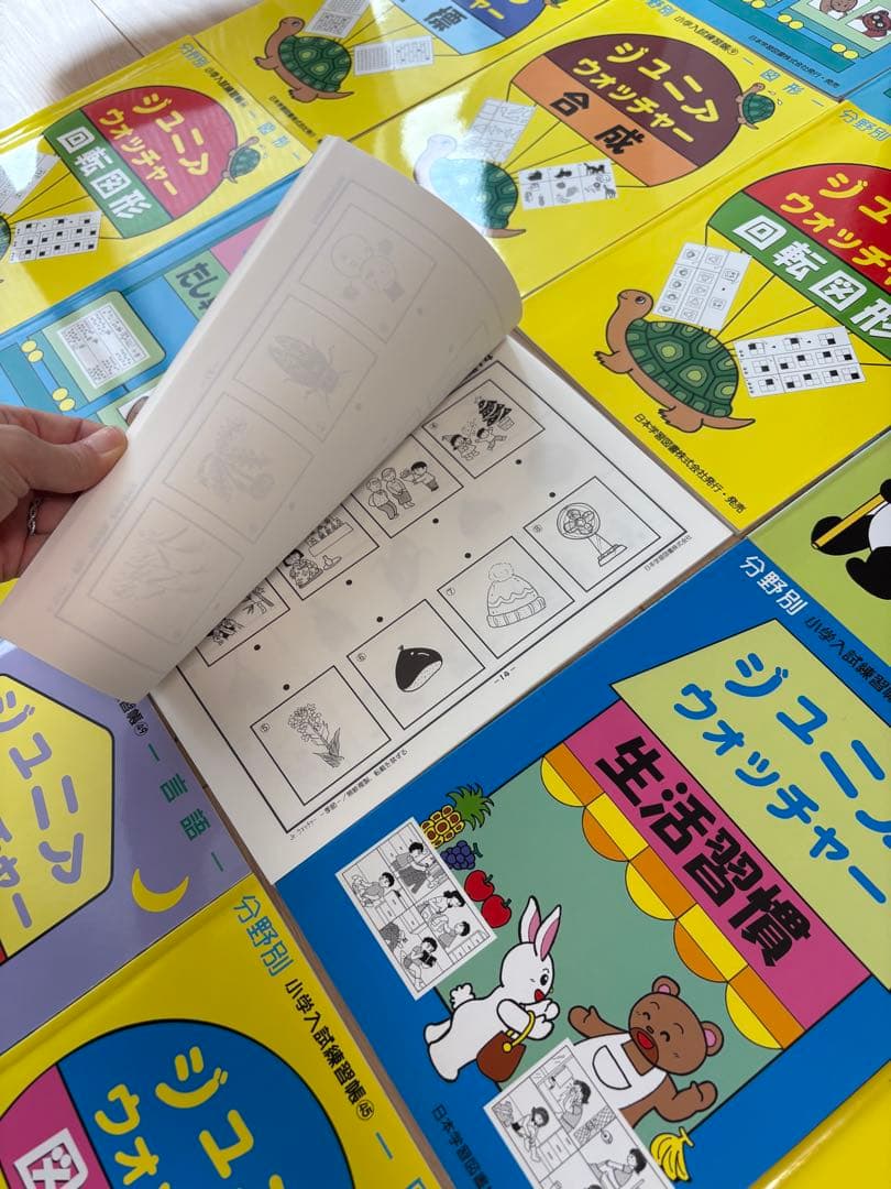 ジュニアウォッチャー、分野別、小学入試練習帳、28冊