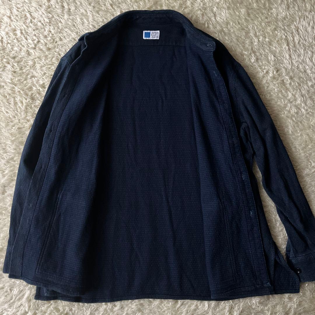 希少　完売　ジャパンブルージーンズ インディゴ　刺し子　シャツジャケット