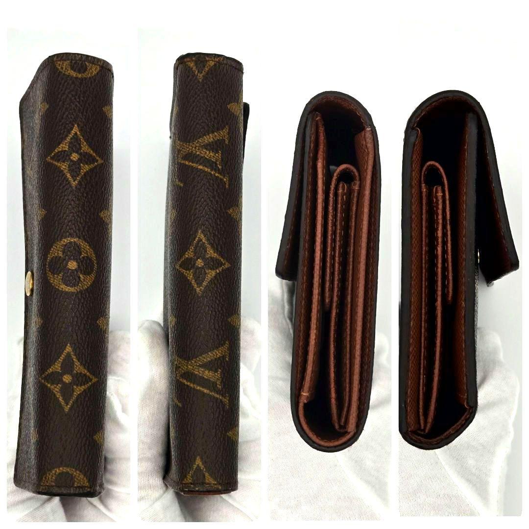 ルイヴィトン ポルトトレゾール エテュイパピエ モノグラム 折り財布 パスポート