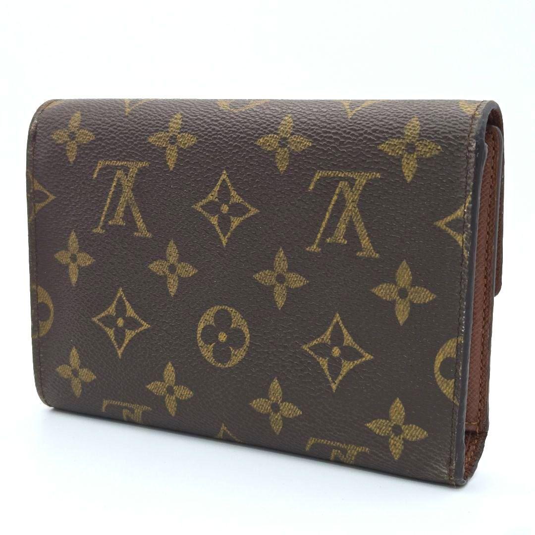 ルイヴィトン ポルトトレゾール エテュイパピエ モノグラム 折り財布 パスポート