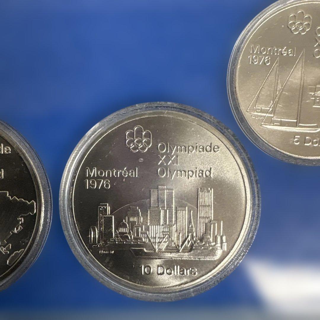 第２１回オリンピックモントリオール大会記念銀貨セット