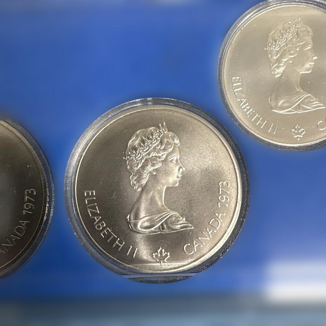 第２１回オリンピックモントリオール大会記念銀貨セット