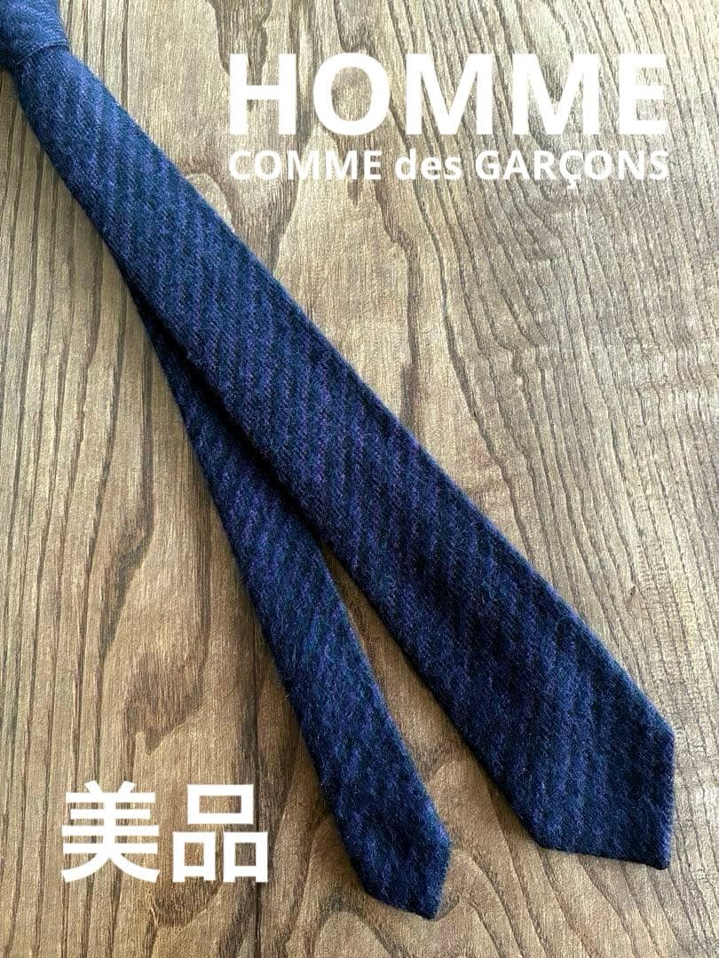 美品　COMME des GARCONS HOMME ネクタイ デカオム