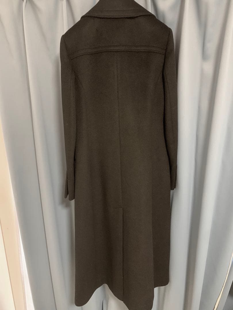 新品未使用Max &CO黒 ウール ダブルブレスト チェスターロングコート