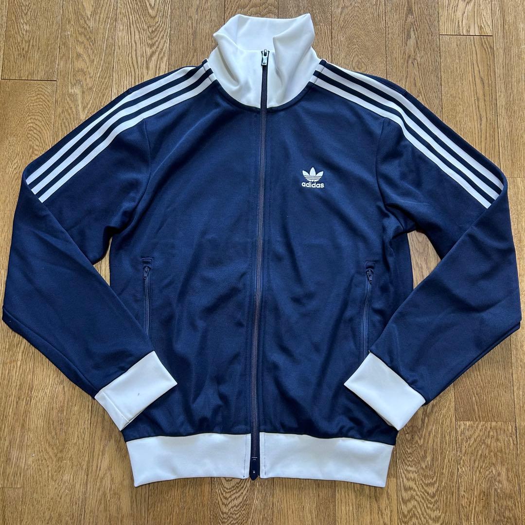 アディダス　ベッケンバウアー　トラックトップ　トラックジャケット　ジャージ　M