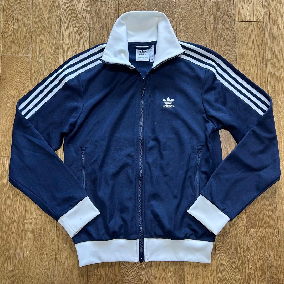 アディダス　ベッケンバウアー　トラックトップ　トラックジャケット　ジャージ　M