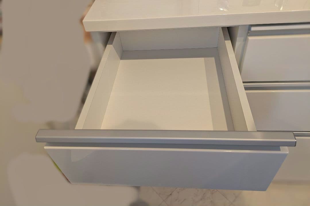 ニトリ　キュリー2 キッチンカウンター　ホワイト　120cm