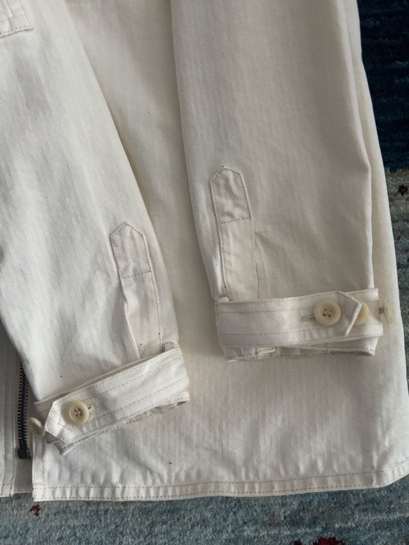 美品22SS Maison Margiela スラッシュジップコットンジャケット