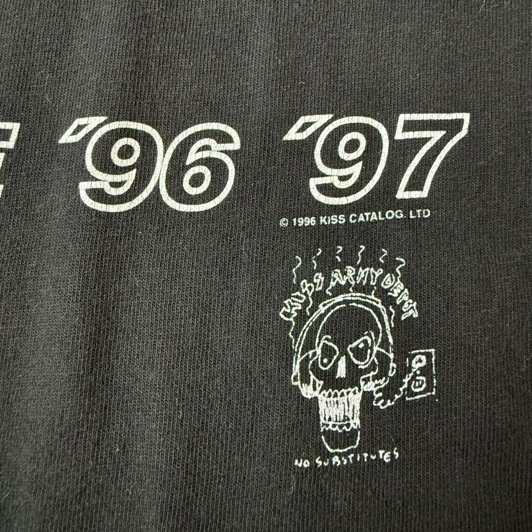 90s ロゼ着用 KISS キス ツアー 両面 Tシャツ バンド