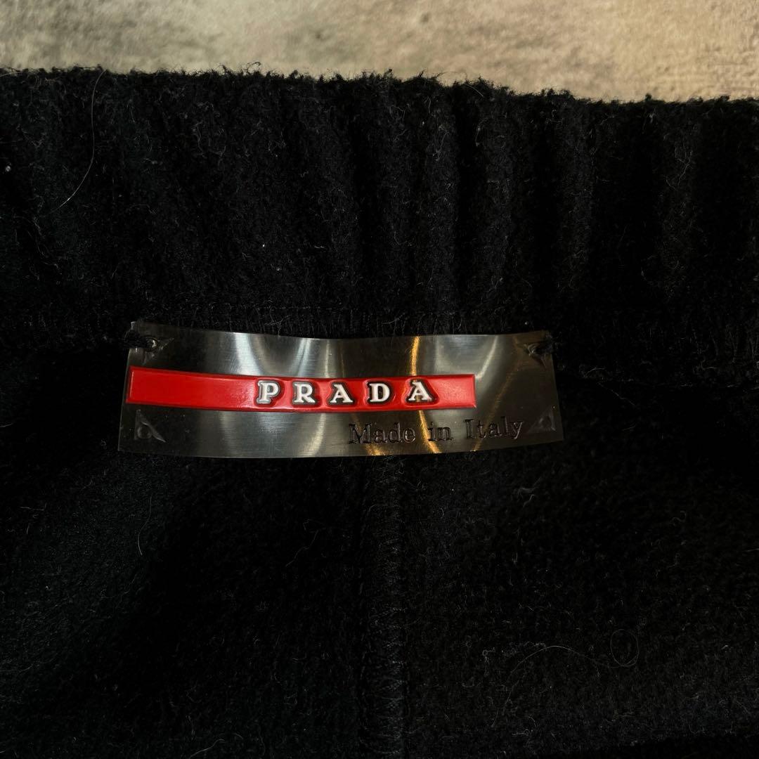 PRADA プラダ フリースパンツ ブラック アーカイブ テック系 メンズ