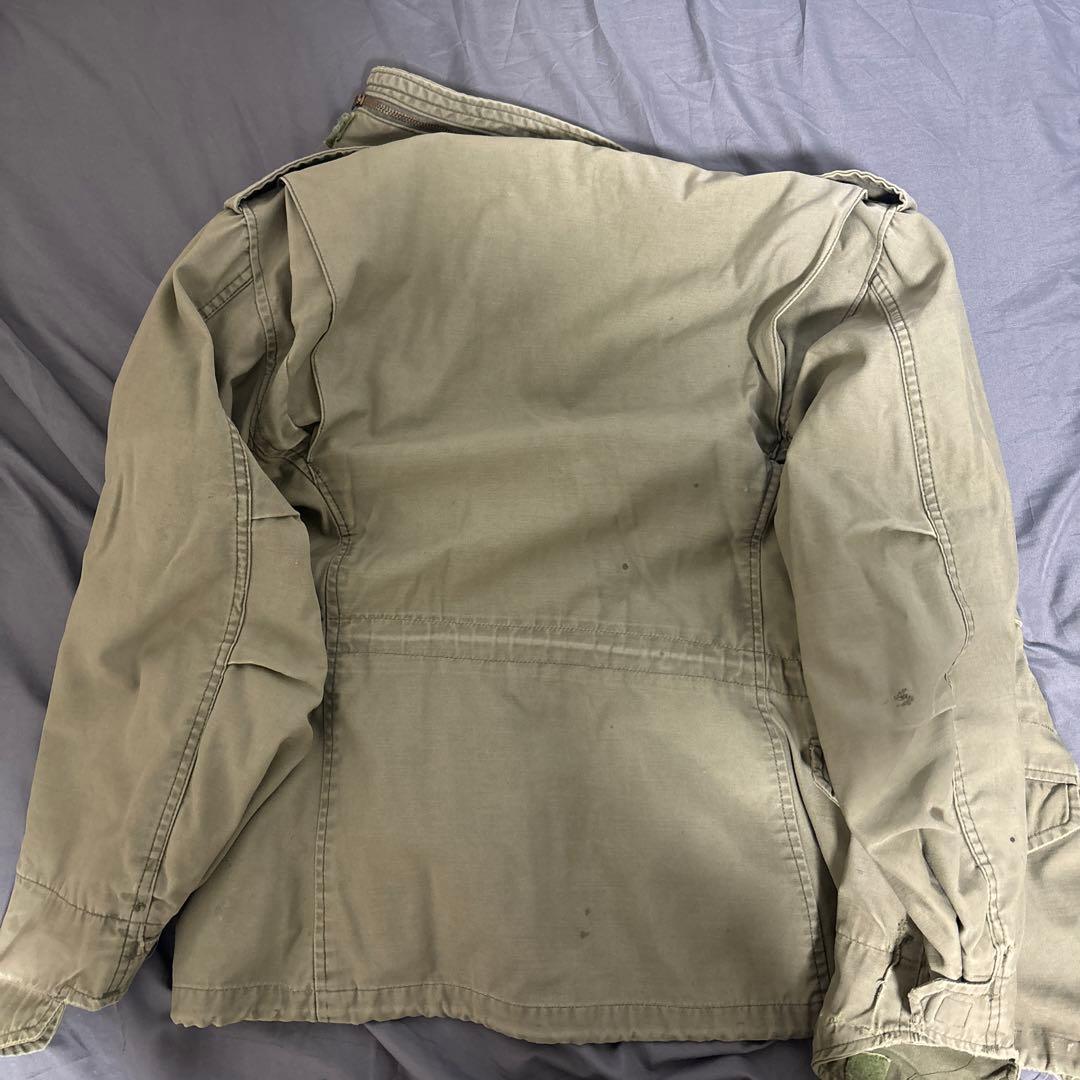 2nd M65 フィールドジャケット　60s 70s アルミジップ　実物