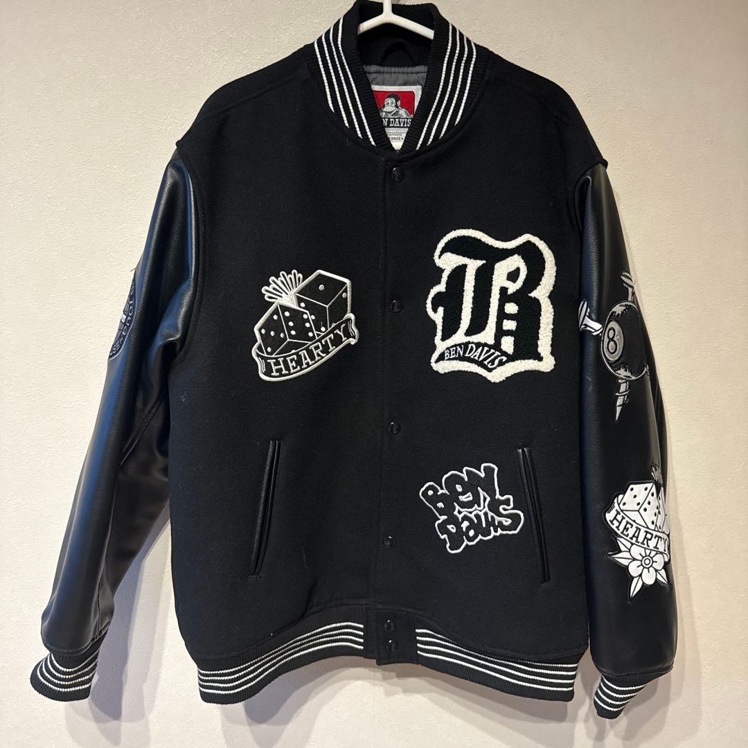 BEN DAVIS スタジャン ブラック