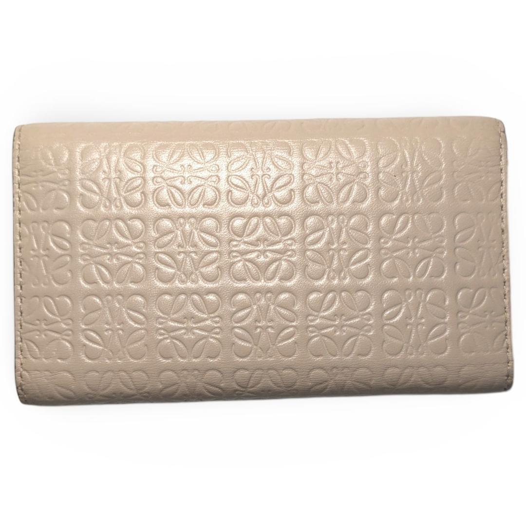 【極美品】LOEWEロエベ　リピートアナグラム　6連キーケース　アイボリー