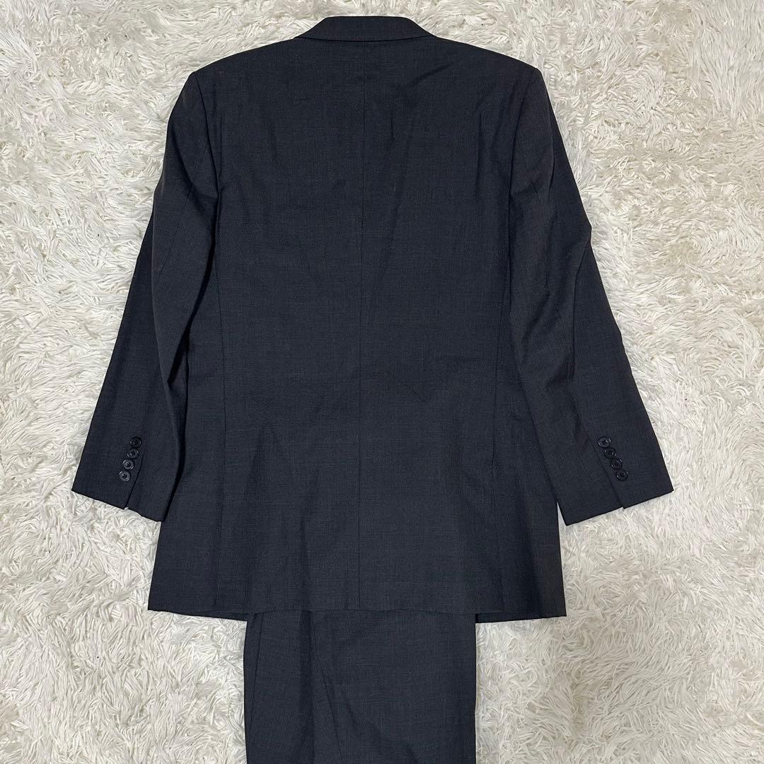 希少 バーバリー ブラックレーベル スーツ セットアップ ウール ボタン ロゴ