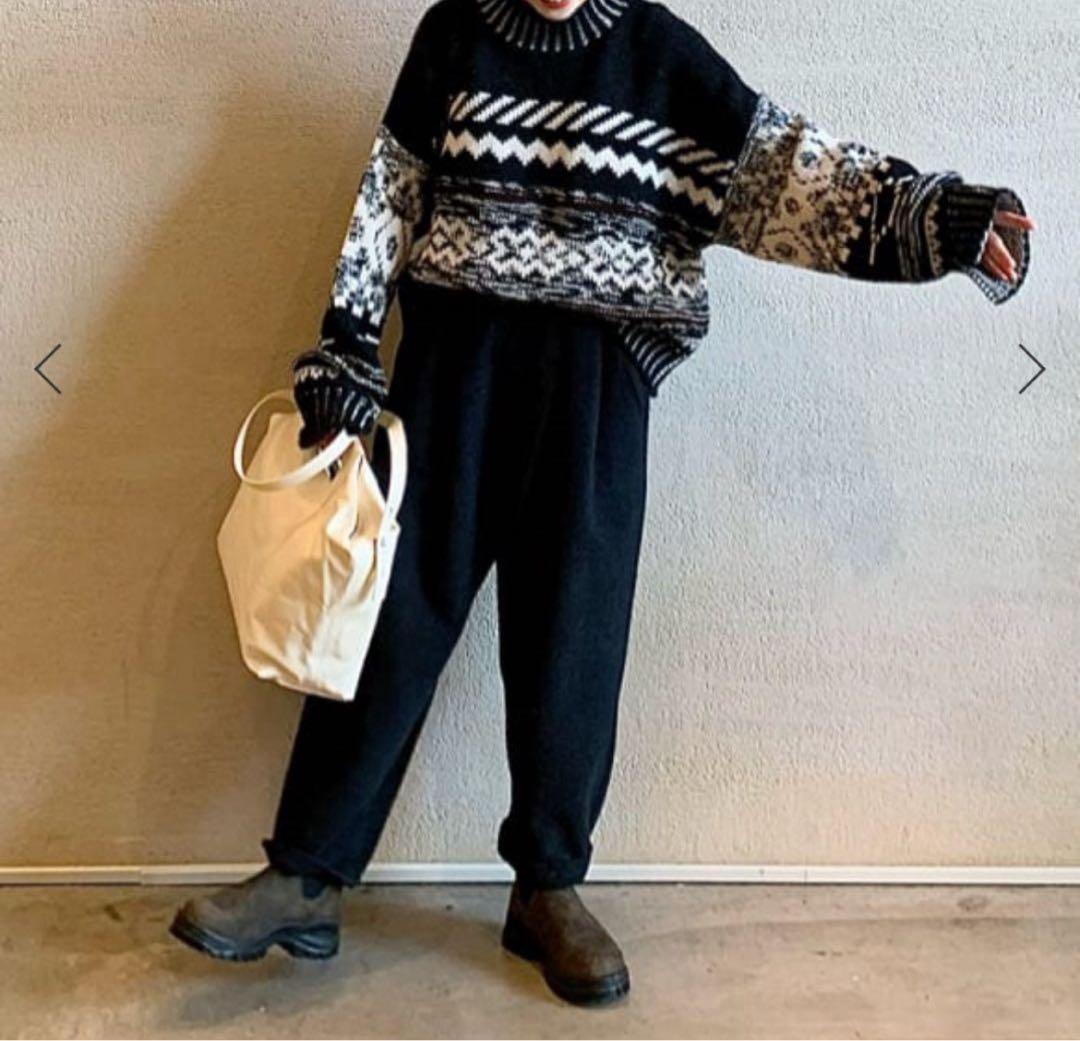 JOURNAL STANDARDLUXE コットンメルトンイージーテーパーパンツ