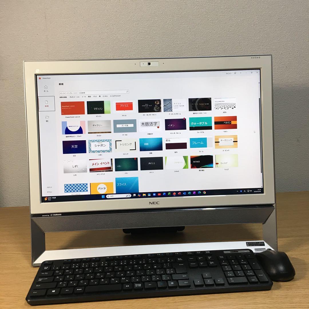 NEC LAVIE Win11 21.5インチ 地デジ 一体型 デスクトップPC