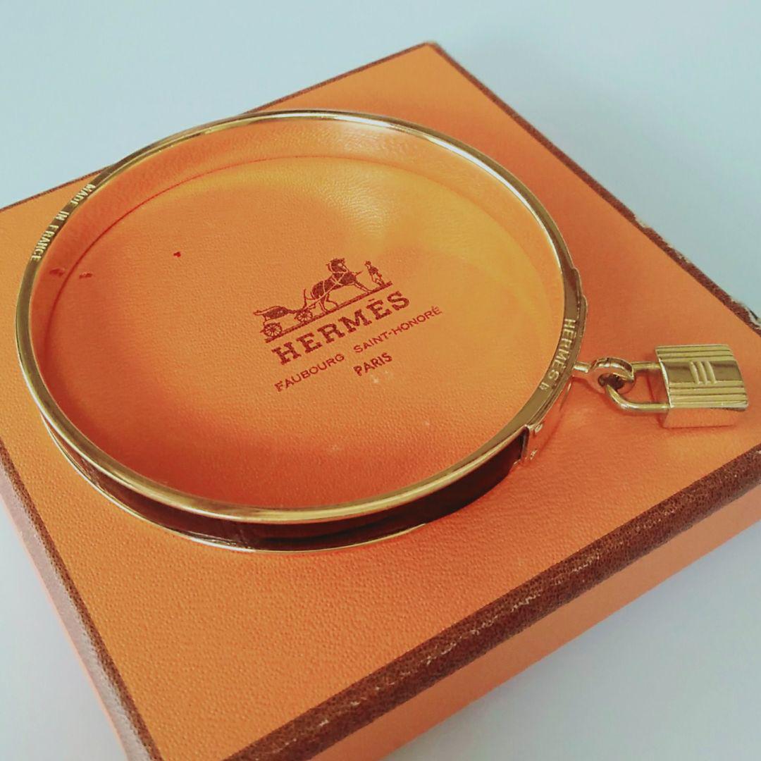 HERMES エルメス ケリー ブレスレット クロコ カデナ