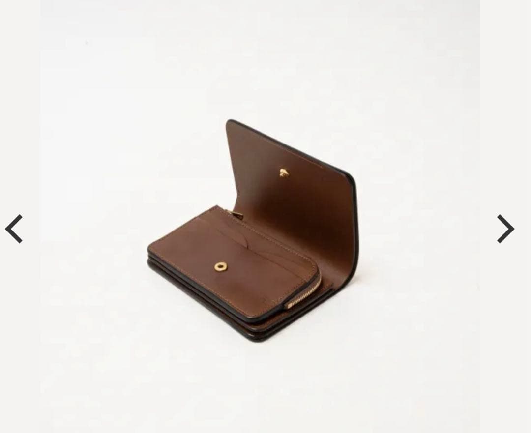 forme Short wallet Cordovan 二つ折り財布