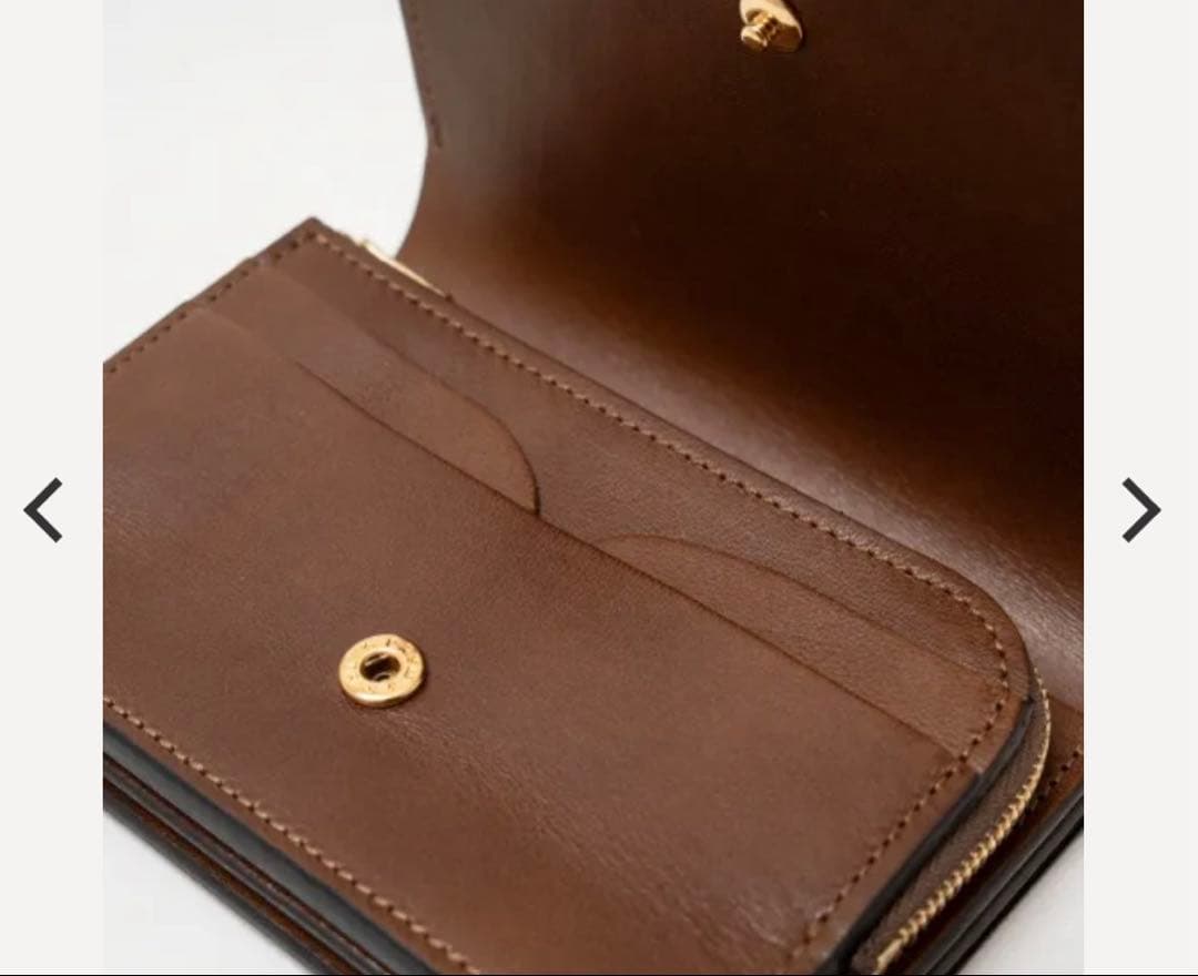 forme Short wallet Cordovan 二つ折り財布