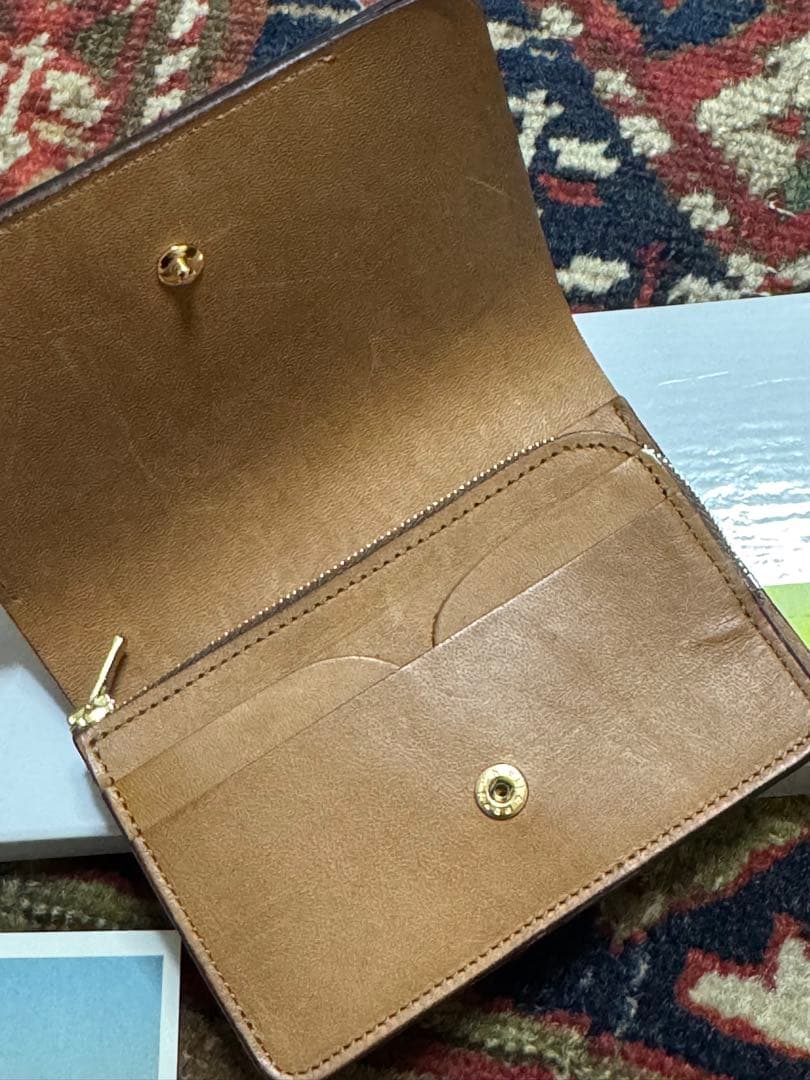 forme Short wallet Cordovan 二つ折り財布