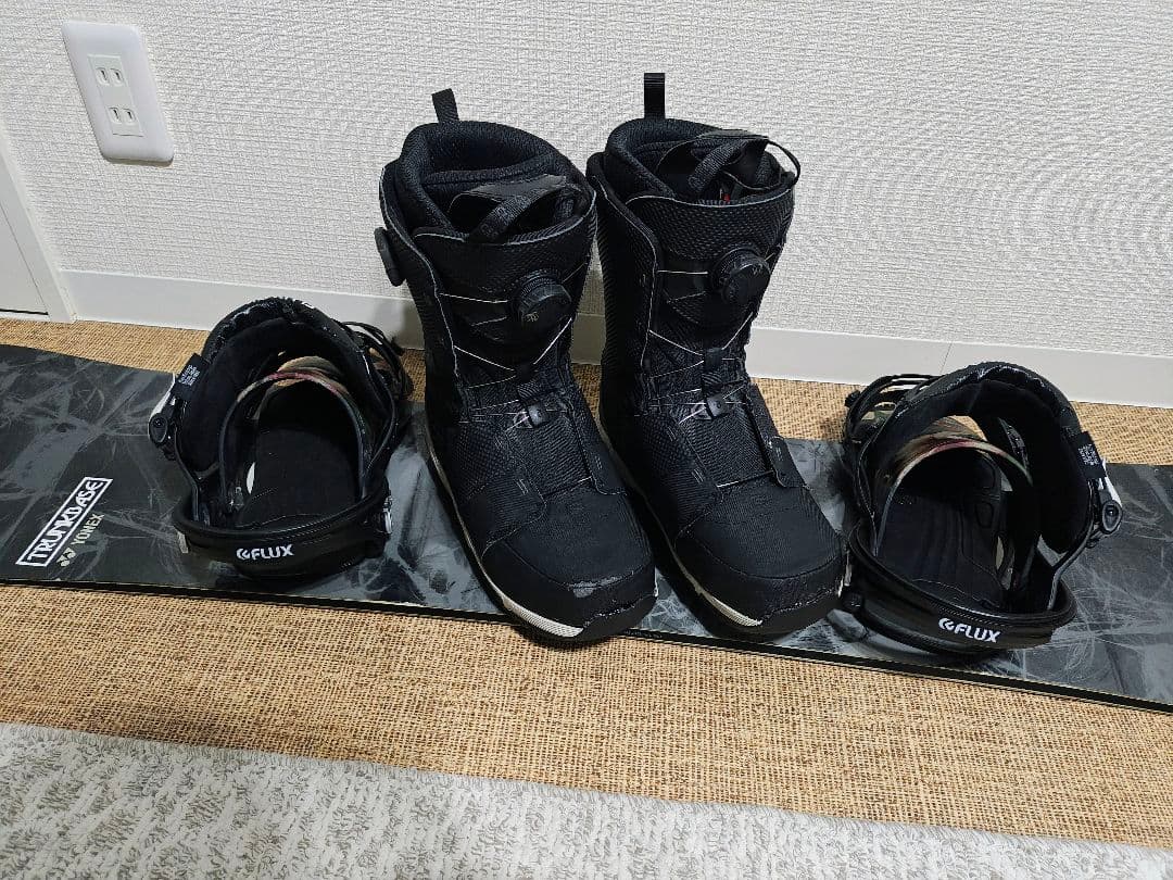 ヨネックス アクセ ボード FLUXバインディング サロモン ブーツ 3点セット