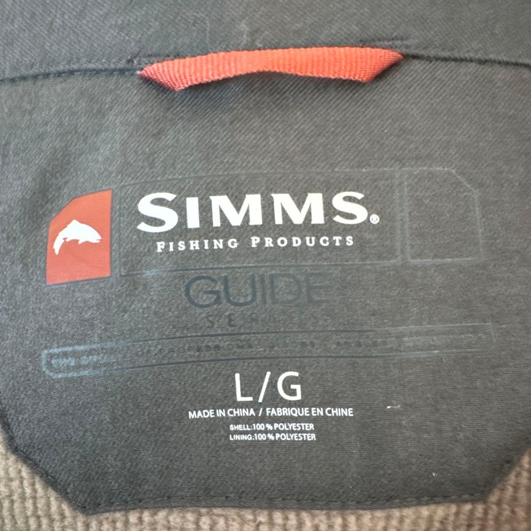 シムス simms ガイドシャツ　Lサイズ