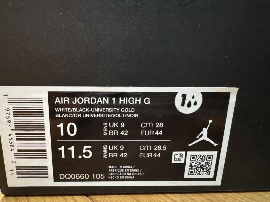 み*ん様 新品未使用 28cm ナイキ エアジョーダン1 ゴルフシューズ