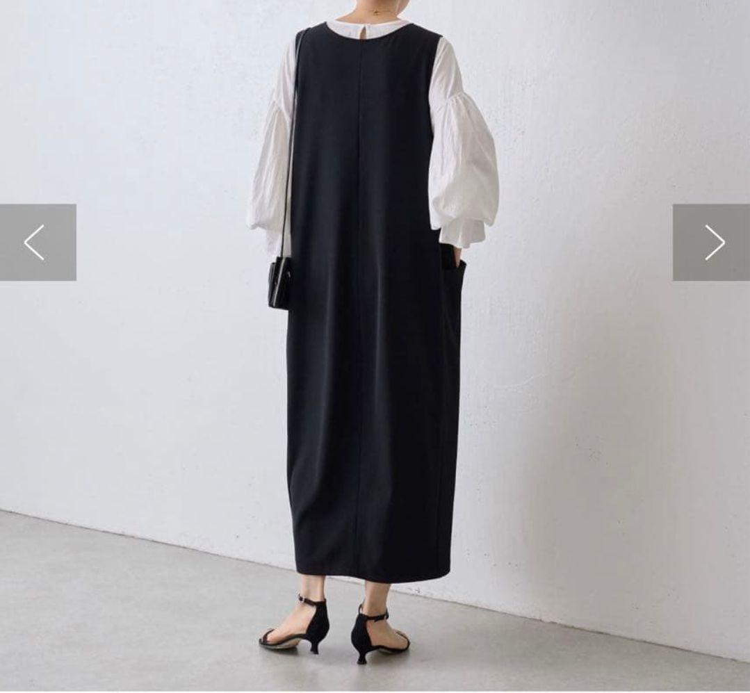 BEARDSLEY ビアズリー コクーンジャンパースカート 黒