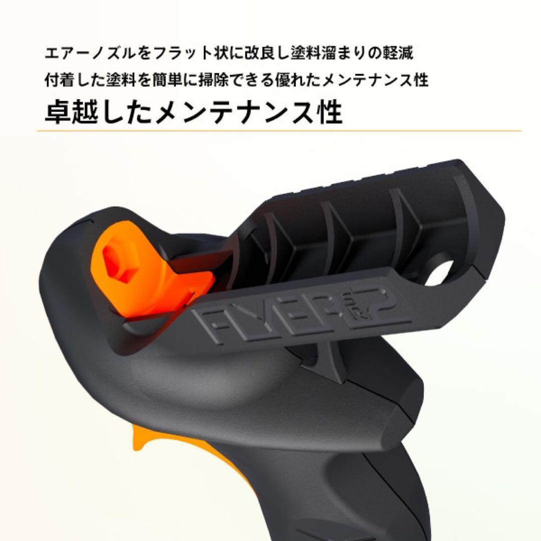 【新品】SPARMAX FLYER-SR2 エアブラシ スペアノズルボトル4本付