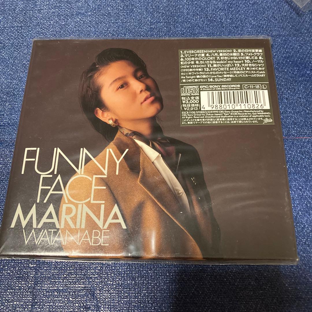 未開封　FUNNY FACE MARINA WATANABE 渡辺満里奈　初回