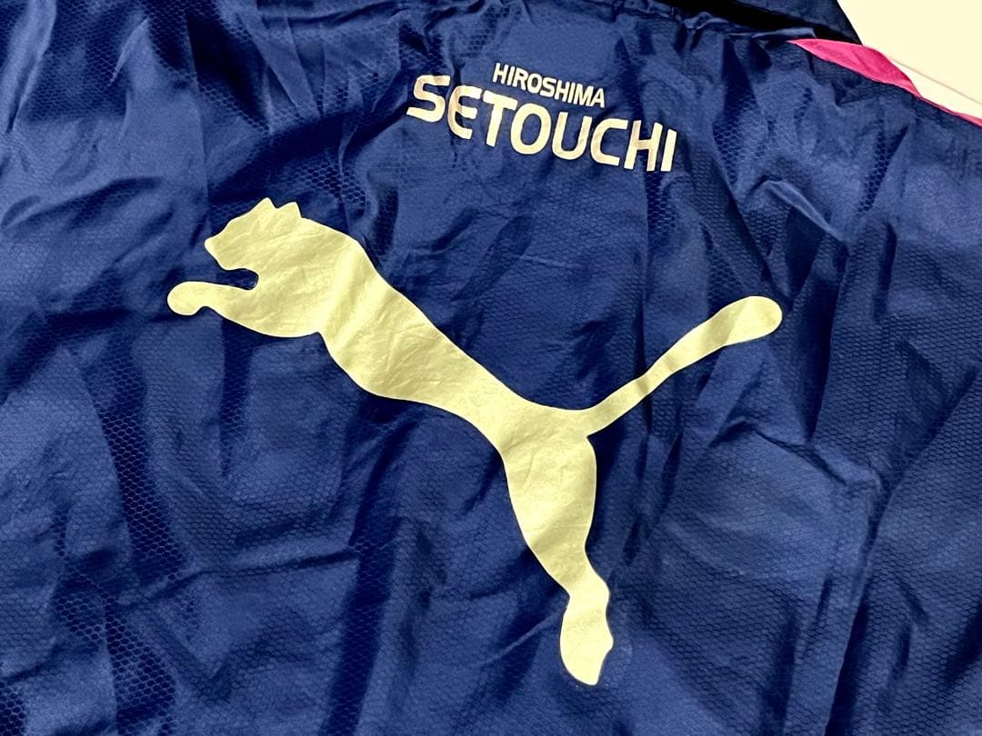 PUMA プーマ 瀬戸内高校サッカー部 ウォーマー ウインドブレーカー 上下