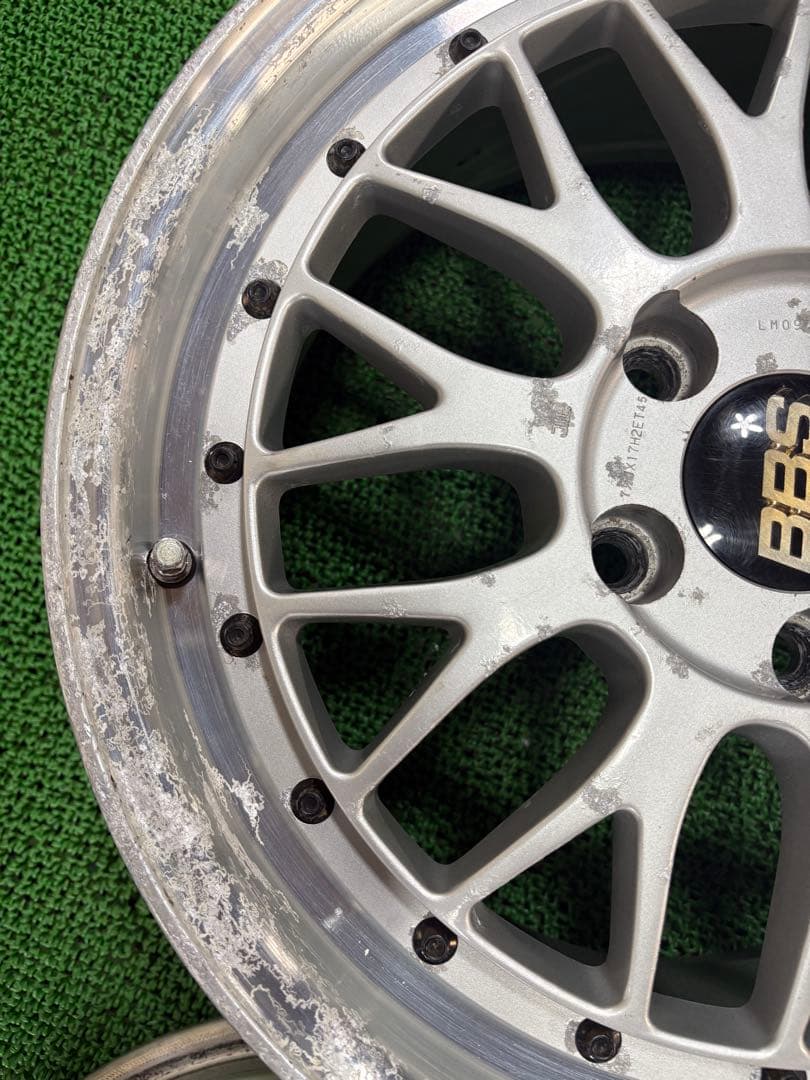 BBS 17インチ ホイール シルバー 多スポーク 2本