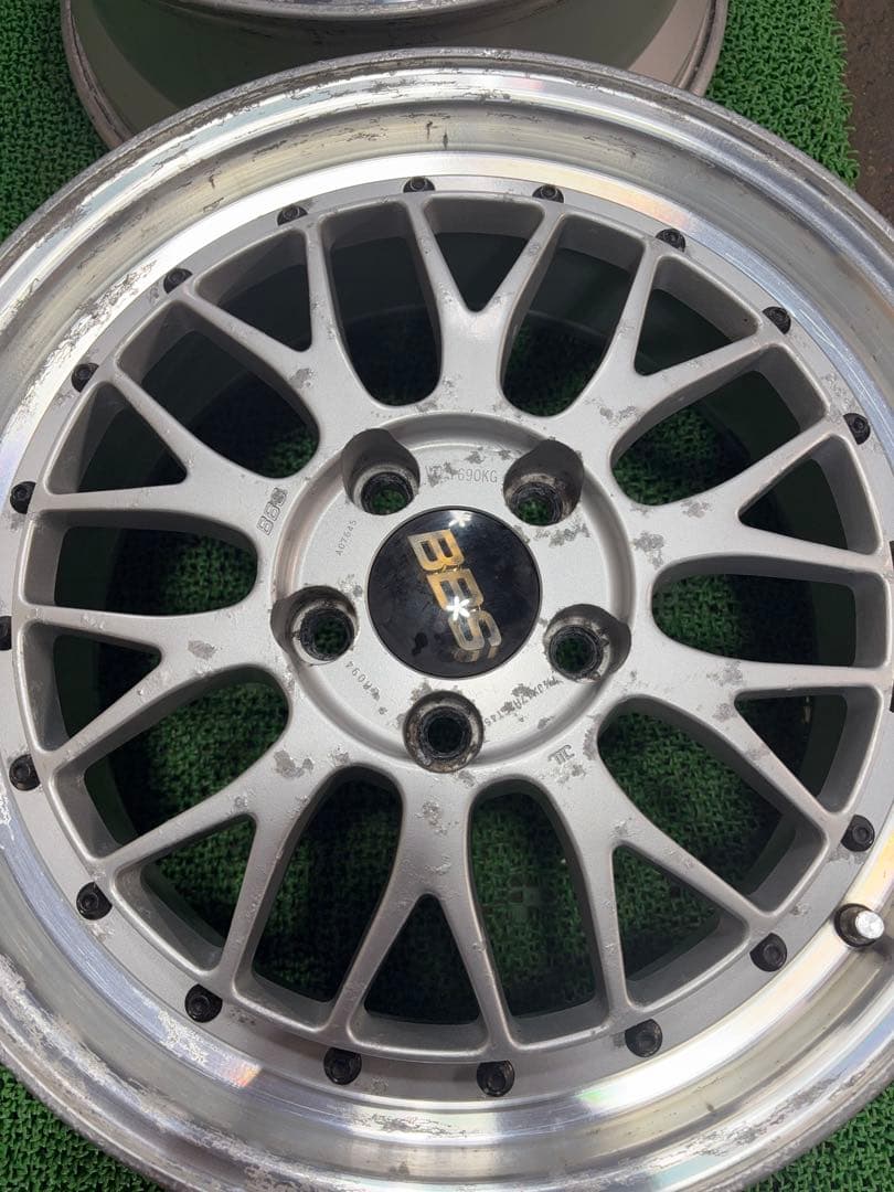 BBS 17インチ ホイール シルバー 多スポーク 2本