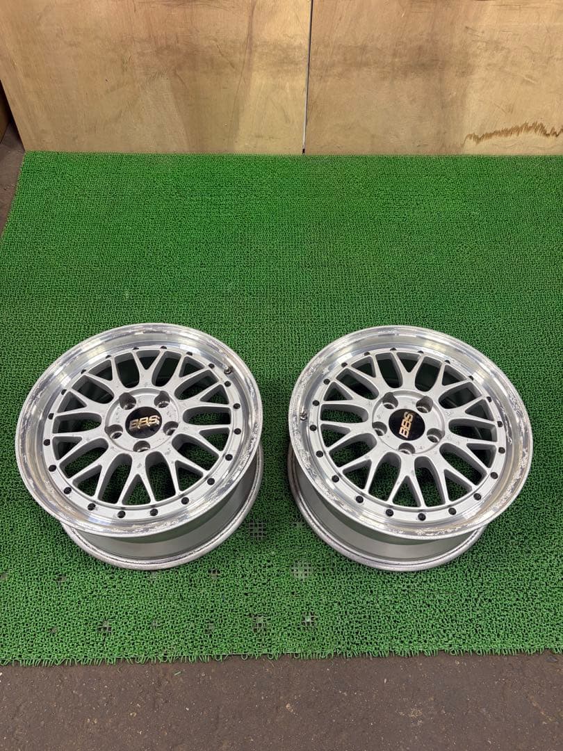 BBS 17インチ ホイール シルバー 多スポーク 2本
