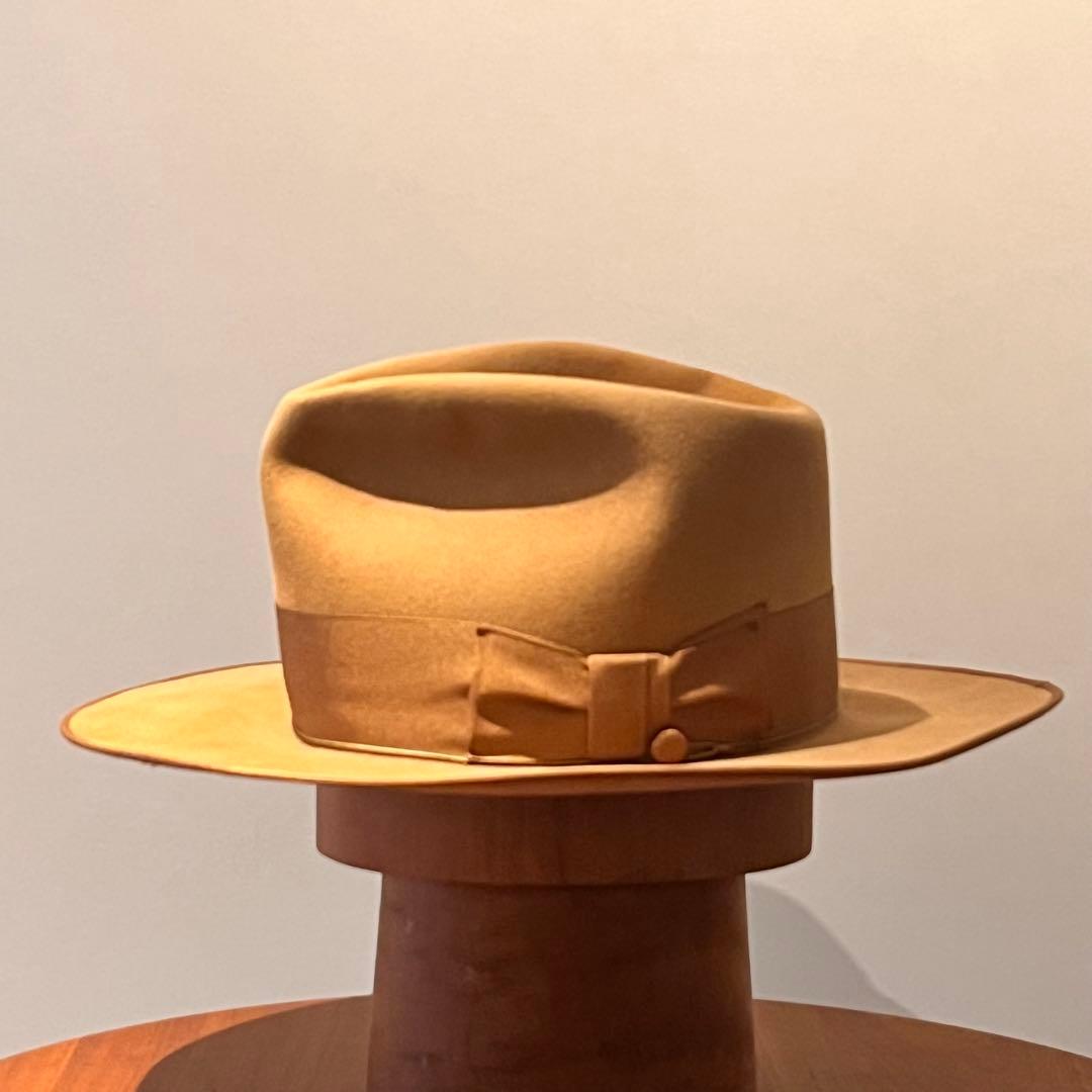 glamb Johnny beaver hat サンドベージュ　58cm