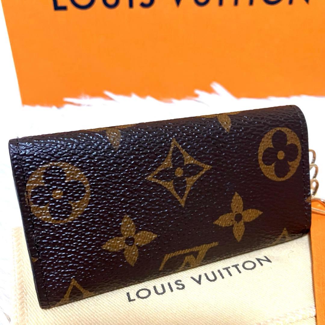 【極美品】ルイヴィトン＊4連キーケース モノグラム ゴールド金具