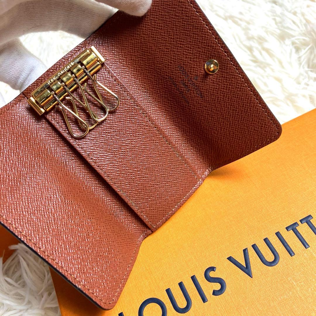 【極美品】ルイヴィトン＊4連キーケース モノグラム ゴールド金具