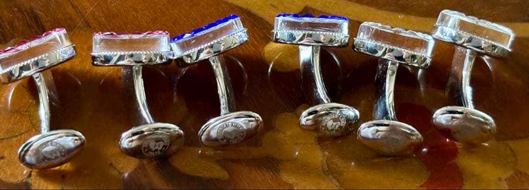 ♡】堀口切子　カフリンクス　透明のみ