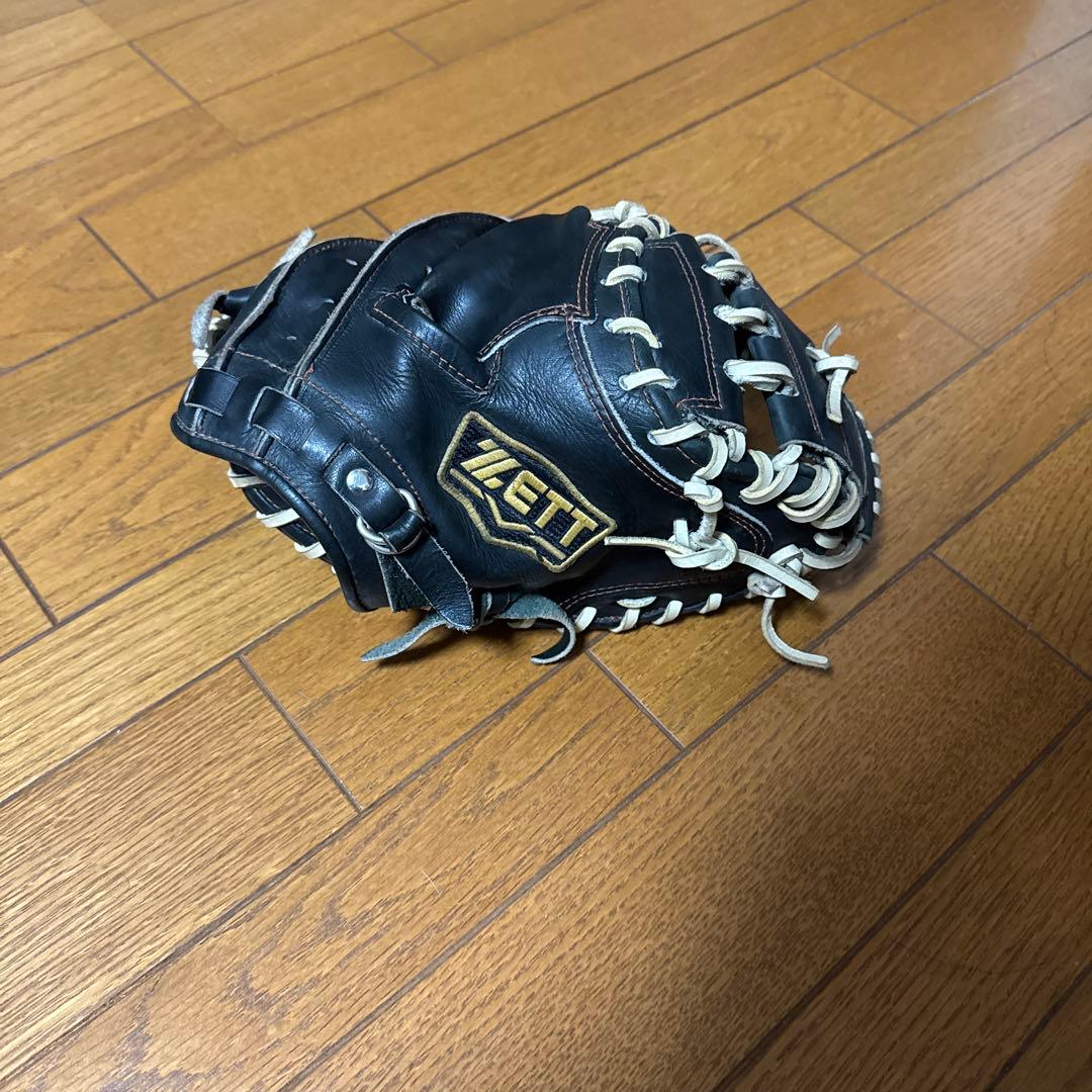 ZETT 硬式グローブ 黒