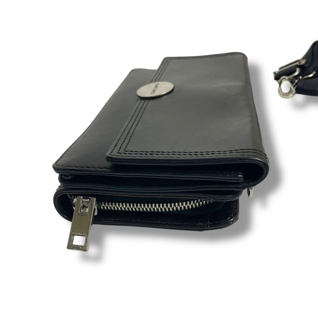 DIESEL ディーゼル ショルダーウォレット レザー　ショルダーバッグ