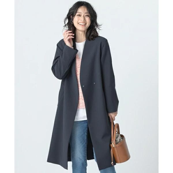 ★新品★ 23区 グロッシー ダブルクロス Vカラーコート