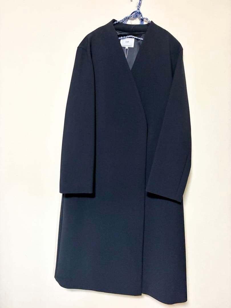 ★新品★ 23区 グロッシー ダブルクロス Vカラーコート