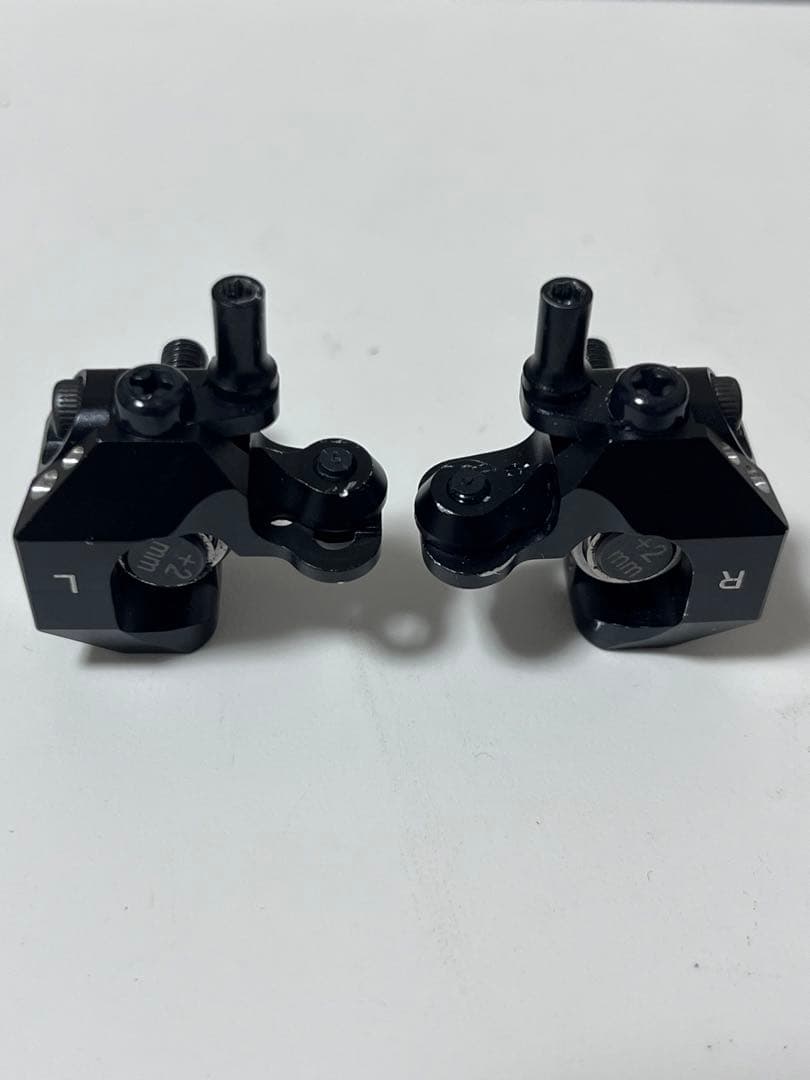 【OVERDOSE】アジャスタブルアルミナックルセットType-2 (ブラック)